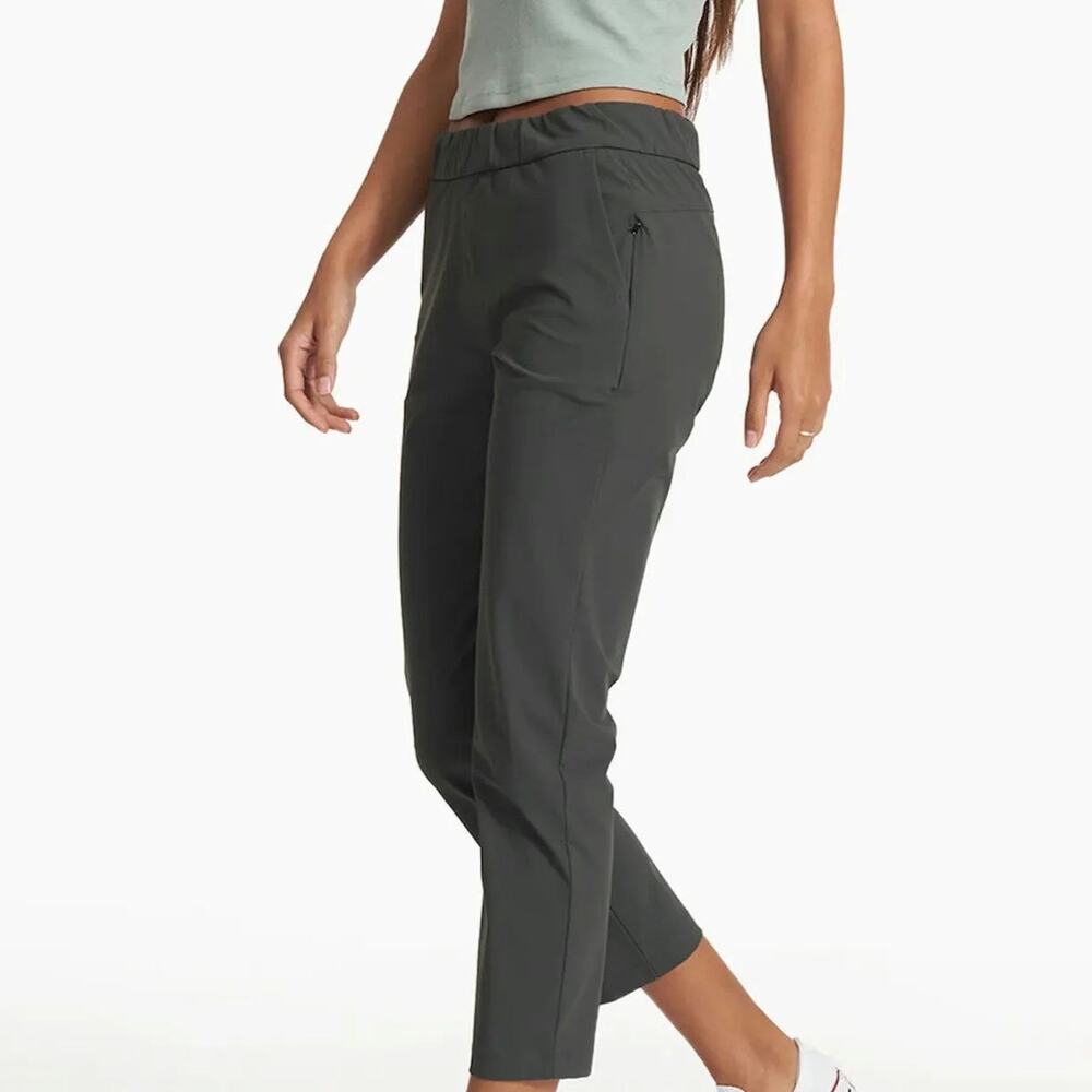 Vuori Miles Elastic Waist Ankle Pants Gray Size Small
